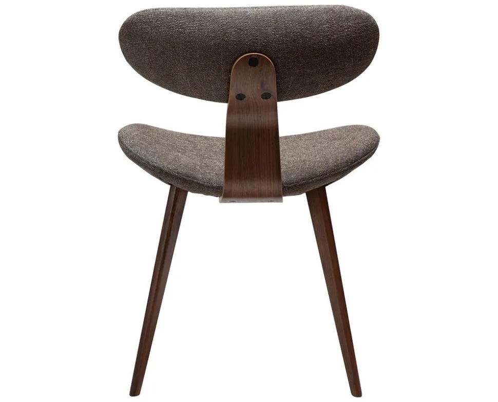 Buckle Stol | Major Brown Bouclé | Valnöt