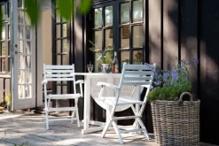 Butterfly Bord | Ø110 | Vit Mahogny