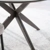 Calverton Matbord Ø120 | Brunlackad Ek