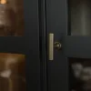 Camden Vitrinskåp 3+3 Glas / Dörrar | Svart