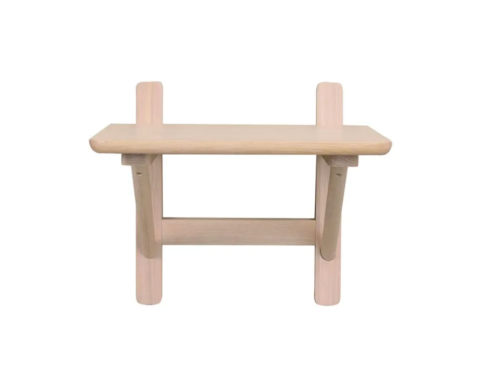 Camrose Sängbord | Vitpigmenterad Ek