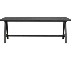 Carradale Matbord | 220 Svart Ek, A-Ben