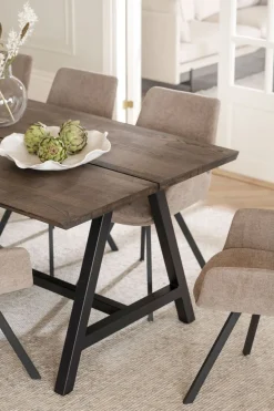 Carradale Matbord | 220 Svart Ek, A-Ben