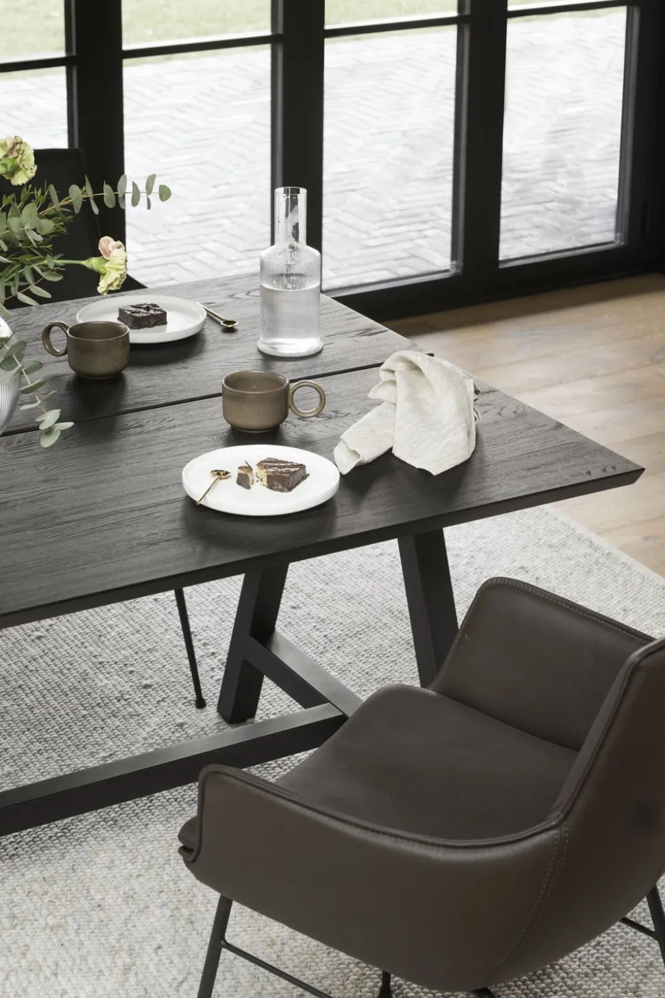 Carradale Matbord | 170 Svart Ek, A-Ben