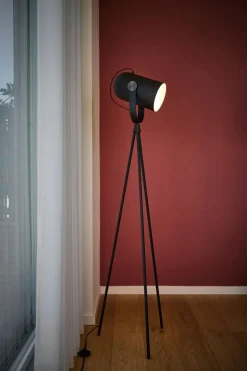 Carronade II Golvlampa | Svart Ek