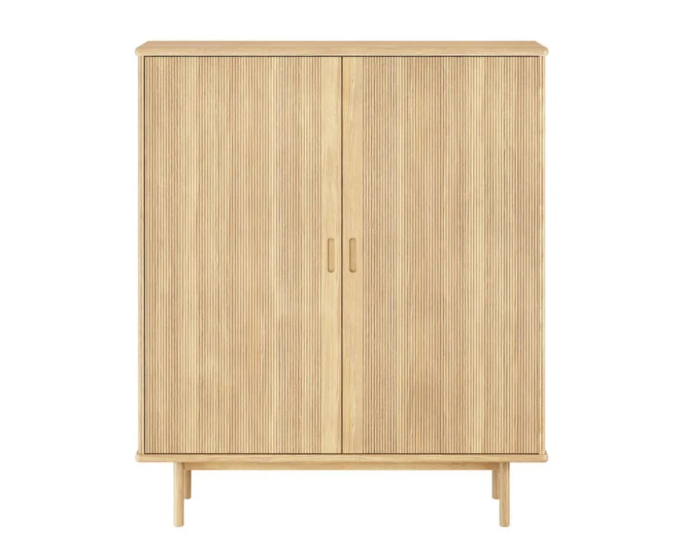CASØ 330 Highboard | Trädörr | Naturoljad Ek