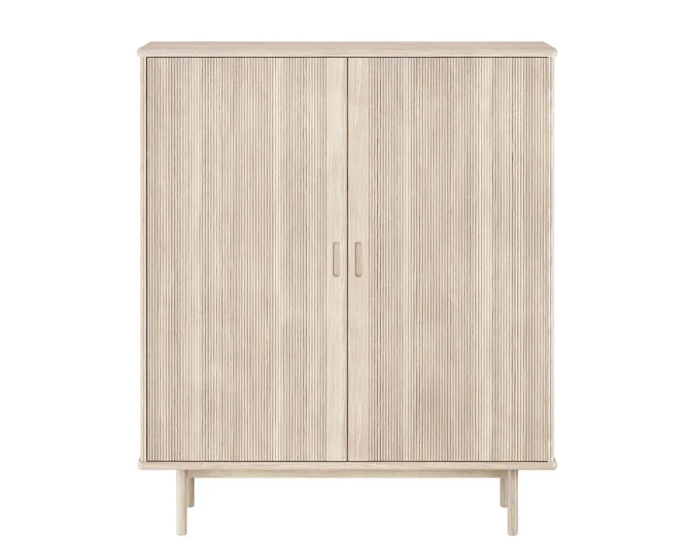 CASØ 330 Highboard | Trädörr | Vitoljad Ek