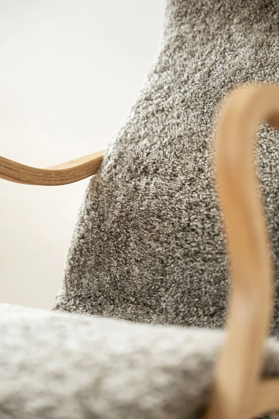 Chic Fåtölj med Pall | Metall, Fårskinn