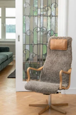 Chic Fåtölj | Oljad Ek, Läder