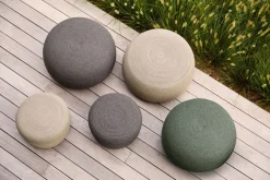 Circle Fotpall Ø75 | Dark Green