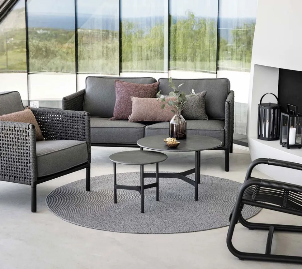 Circle Matta Ø140 | Dark Grey