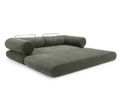 Circlus Bäddsoffa L-kuddar | 413 Esina Olive Green