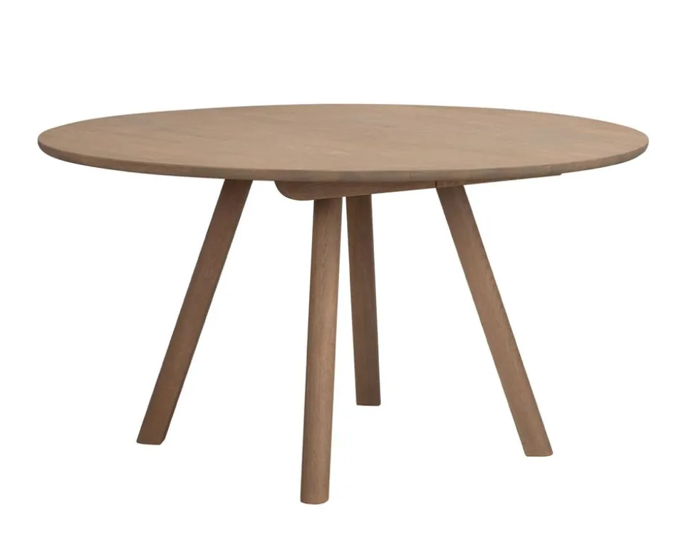 Clapperton Matbord Ø140 | Sandfärgad Ek