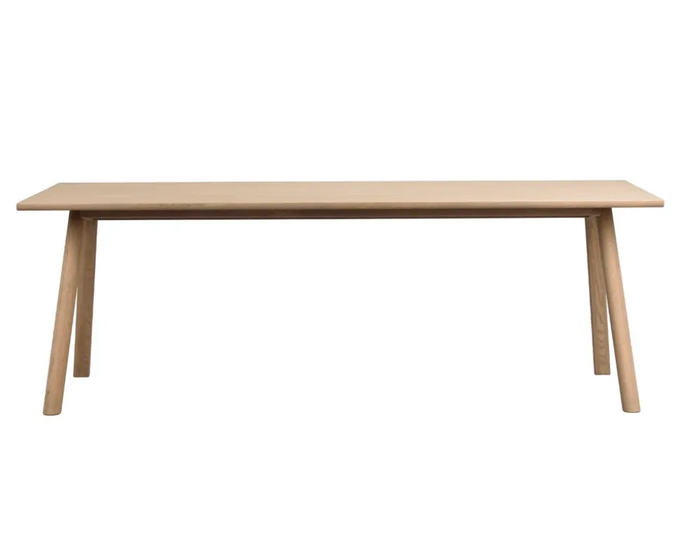 Clapperton Matbord 220x95 | Sandfärgad Ek