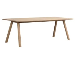 Clapperton Matbord 220x95 | Sandfärgad Ek