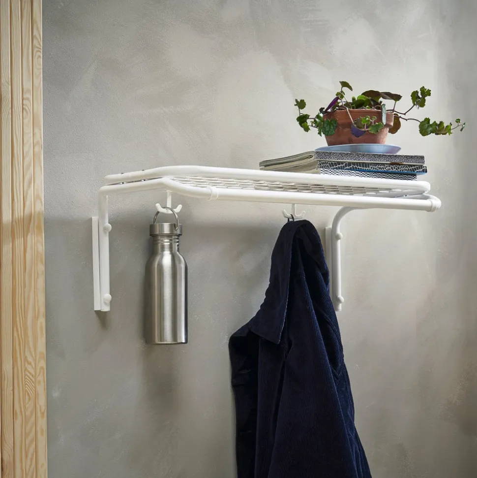 Classic Hatthylla Enkel | Svart/Krom | 60 cm