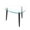 Clear Soffbord 70 | Svartbetsad Ek