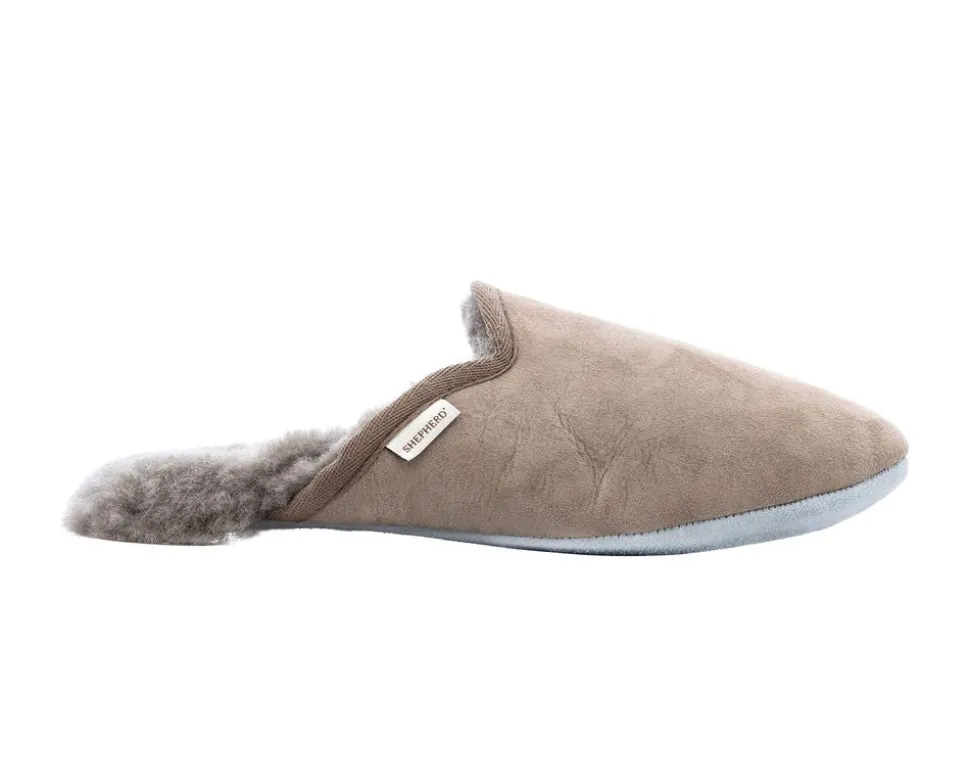Cleo Fårskinnstofflor Stone | Storlek 36