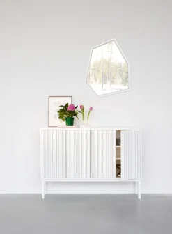 Collect 2013 Skåp Lågt | Vit / Oljad Ek