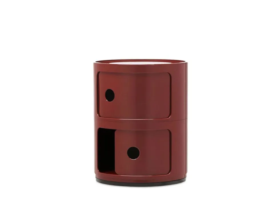Componibili 2 lådor Burgundy