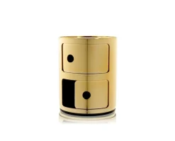 Componibili 2 lådor Guld metallic