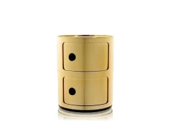 Componibili 2 lådor Guld metallic