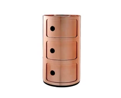 Componibili 3 lådor Koppar metallic