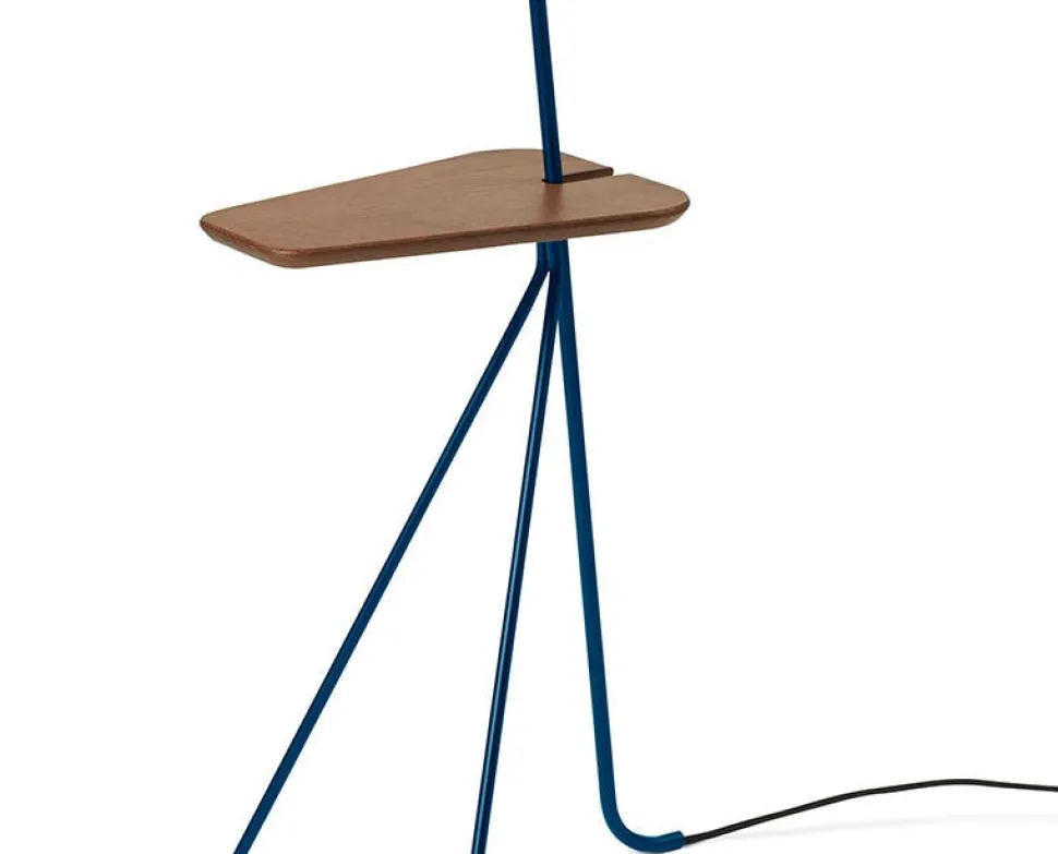 Cone Golvlampa med bord Black