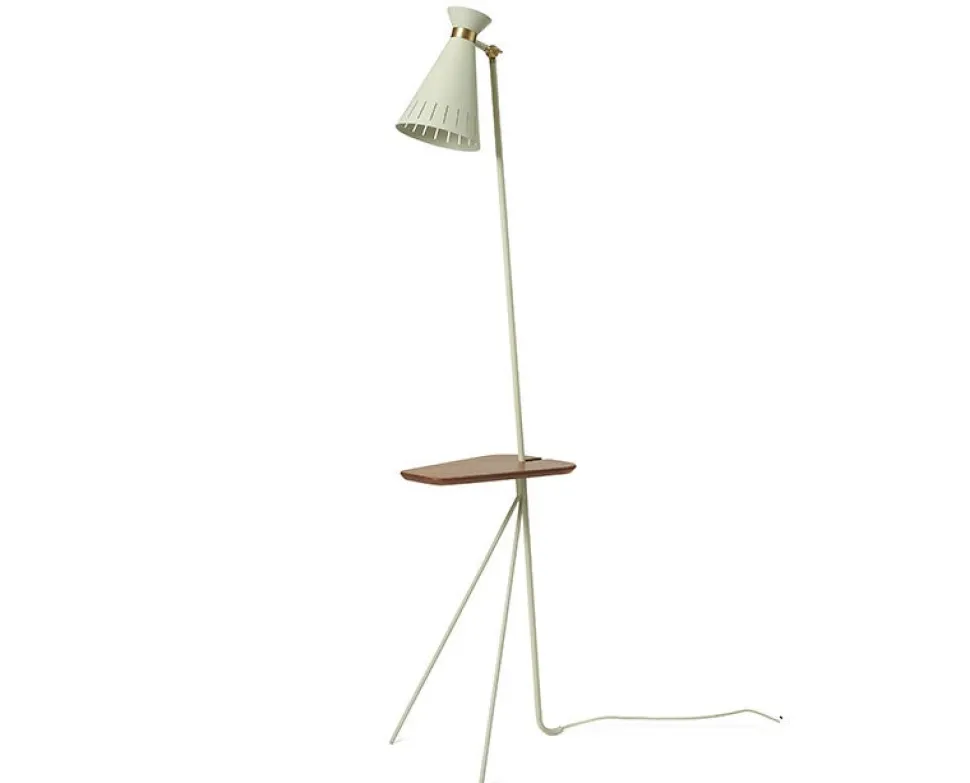 Cone Golvlampa med bord Warm white