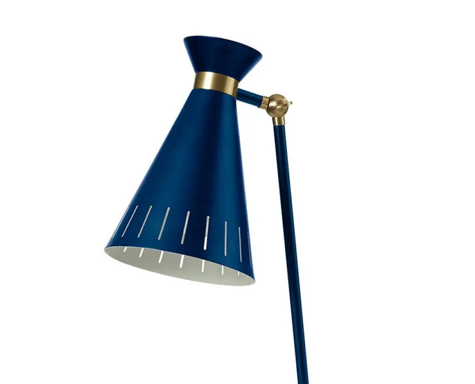 Cone Golvlampa med bord Warm white