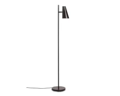 Cono Golvlampa | Svart Metall
