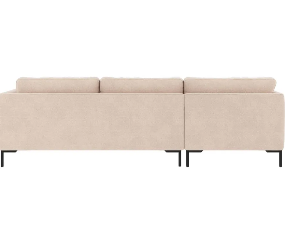 Corwin Divansoffa m Schäslong V | Tyg Rita 1 Ljusbeige