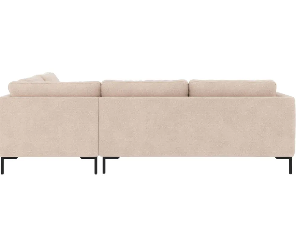 Corwin Hörnsoffa m Öppet Avslut H | Tyg Rita 1 Ljusbeige