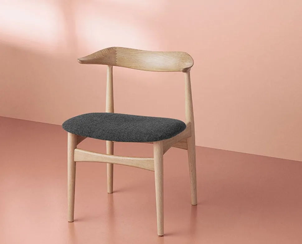 Cow Horn stol Hallingdal 180, oak
