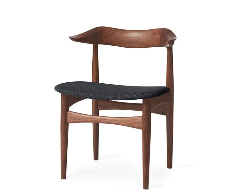 Cow Horn stol Hallingdal 180, walnut