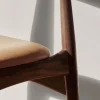 Cow Horn stol Soavé, walnut,oak