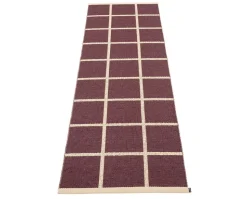 Criss Gångmatta 70x225 | Burgundy