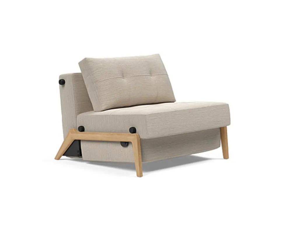 Cubed Fåtölj Ek | 612 Sand Grey