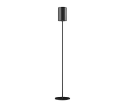 Cylinder Golvlampa Läder | 14 cm | Black
