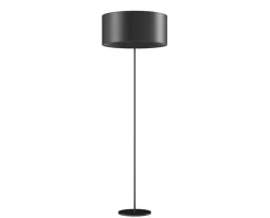 Cylinder Golvlampa Läder | 50 cm | Black