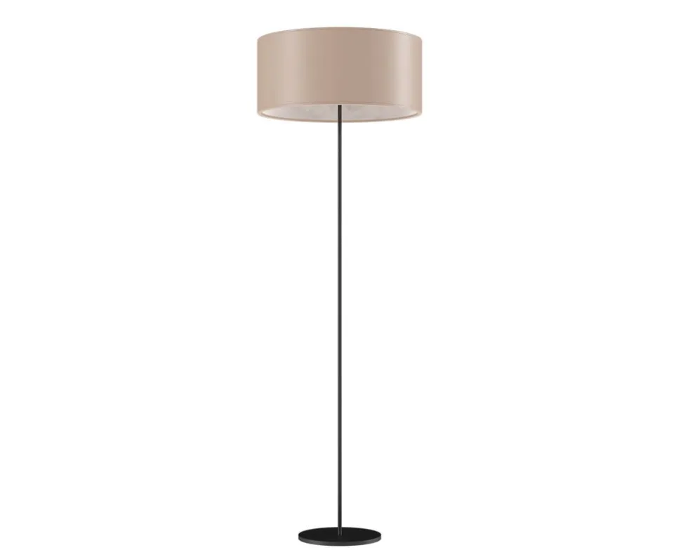 Cylinder Golvlampa Läder | 50 cm | Crude Nature