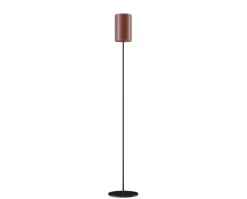 Cylinder Golvlampa Läder | 14 cm | Montana