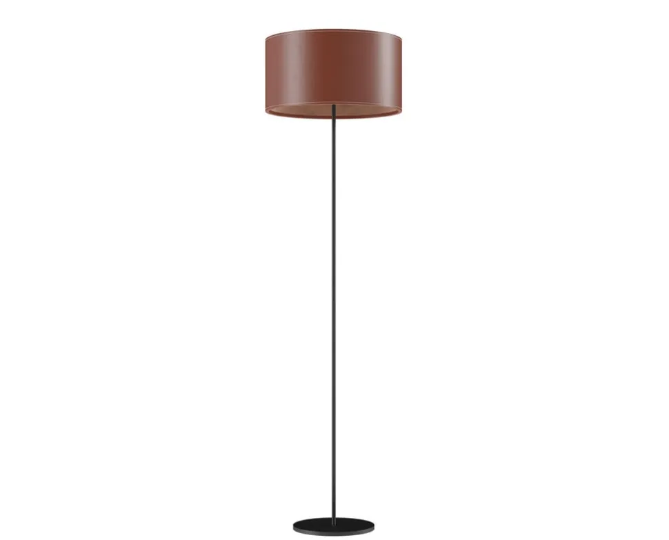Cylinder Golvlampa Läder | 42 cm | Montana
