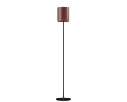 Cylinder Golvlampa Läder | 20 cm | Oak