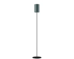 Cylinder Golvlampa Läder | 14 cm | Ocean Blue