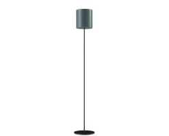 Cylinder Golvlampa Läder | 20 cm | Ocean Blue