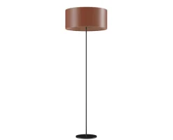 Cylinder Golvlampa Läder | 50 cm | Polo