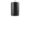 Cylinder Pendel Läder | 14 cm | Black