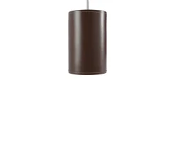 Cylinder Pendel Läder | 14 cm | Chocolate