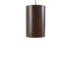 Cylinder Pendel Läder | 14 cm | Chocolate